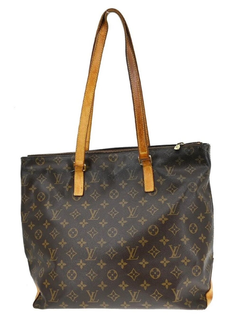 LOUIS VUITTON CABAS MEZZO HAND TOTE BAG MONOGRAM M51151 AR1015 YQ06468 - Picture 2 of 15